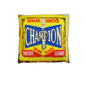 Retro Mancave Cushion – Champion Checked Cleaned | 40 × 40 cm