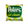 Retro Mancave Cushion – Peters Ice Cream | 40 × 40 cm