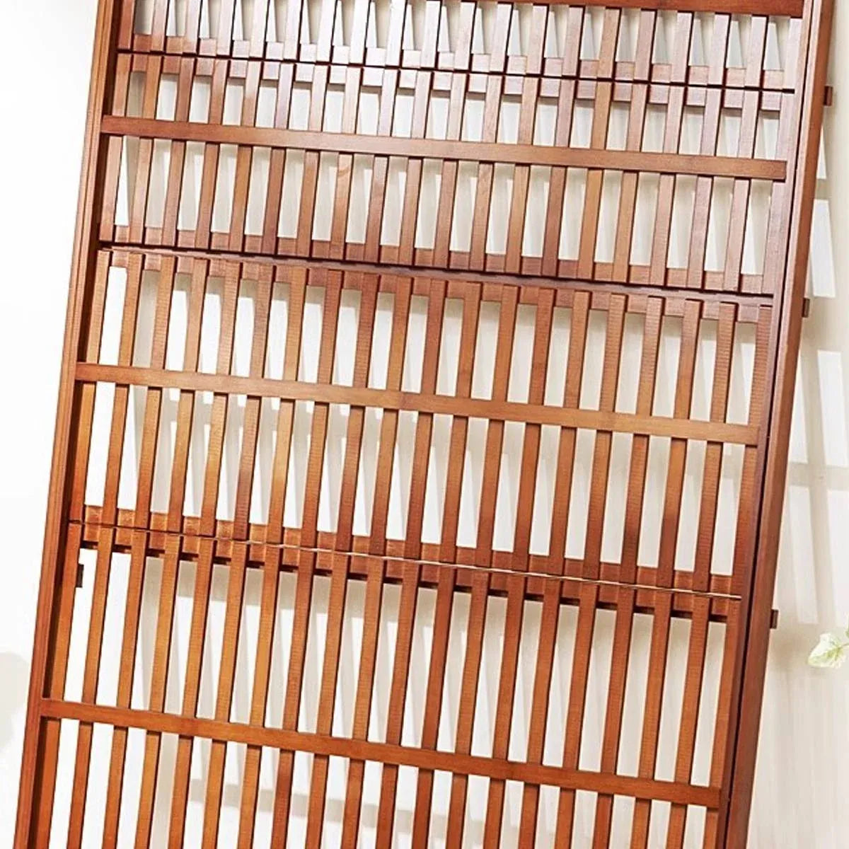 4-Tier Folding Plant Stand – Bamboo Corner Shelf for Indoor & Balcony