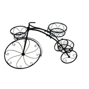 European-Style Bicycle Flower Rack – 3-Tier Iron Planter Stand