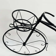 European-Style Bicycle Flower Rack – 3-Tier Iron Planter Stand