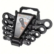 5PCS Double Head Quick Release Ratchet Wrench Set for Garage Kit