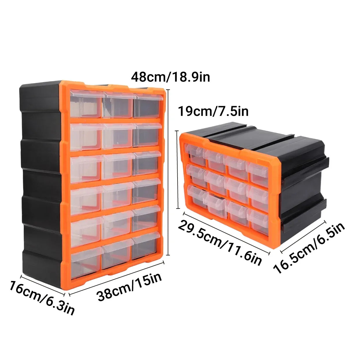 Multi-Drawer Parts Organiser Cabinet – 12 Drawers