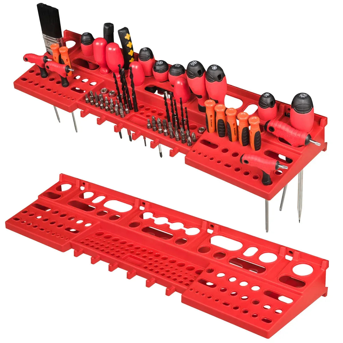 49-Piece Wall-Mounted Pegboard Tool Organiser