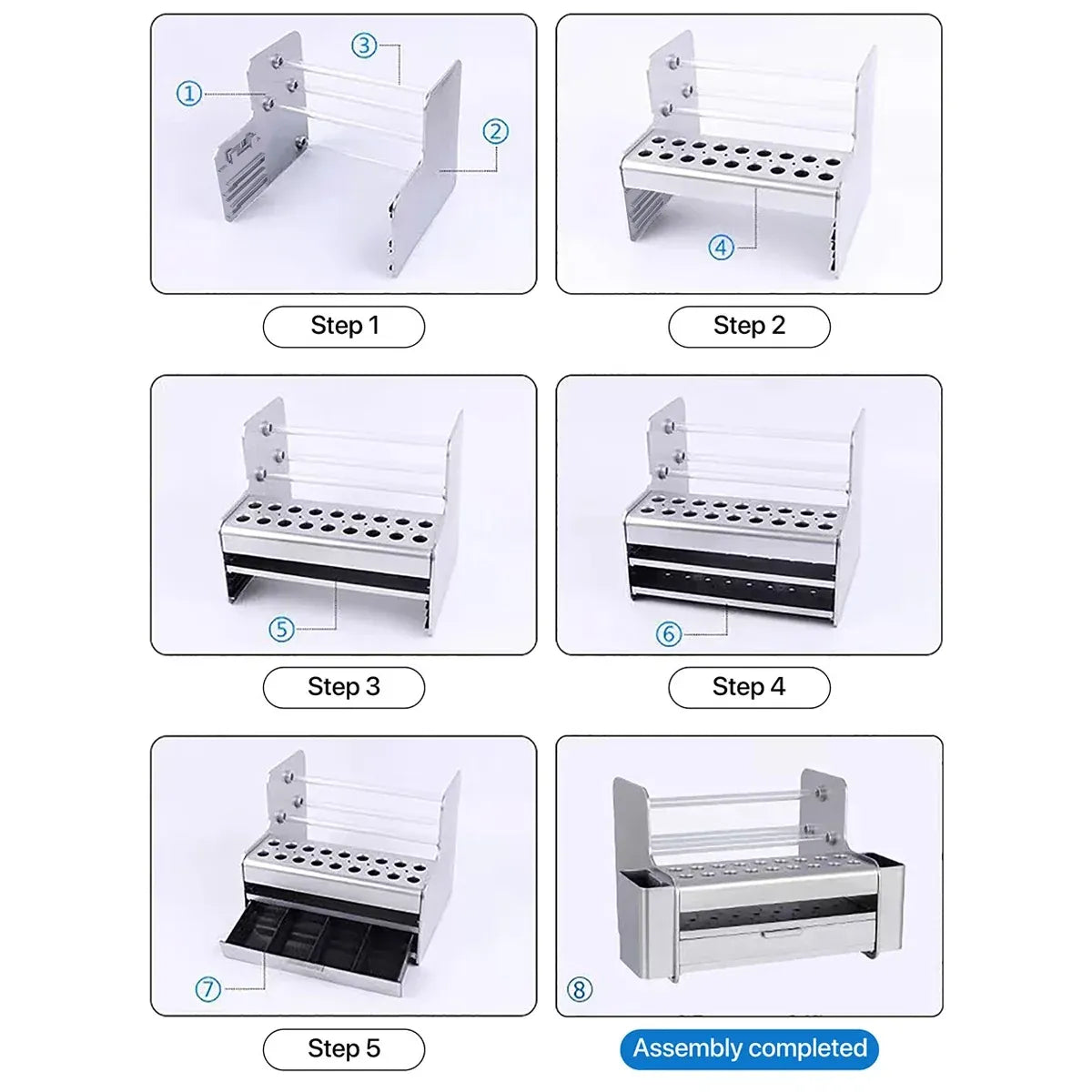 Desktop Tool Cabinet & Organiser – Screwdriver & Parts Storage