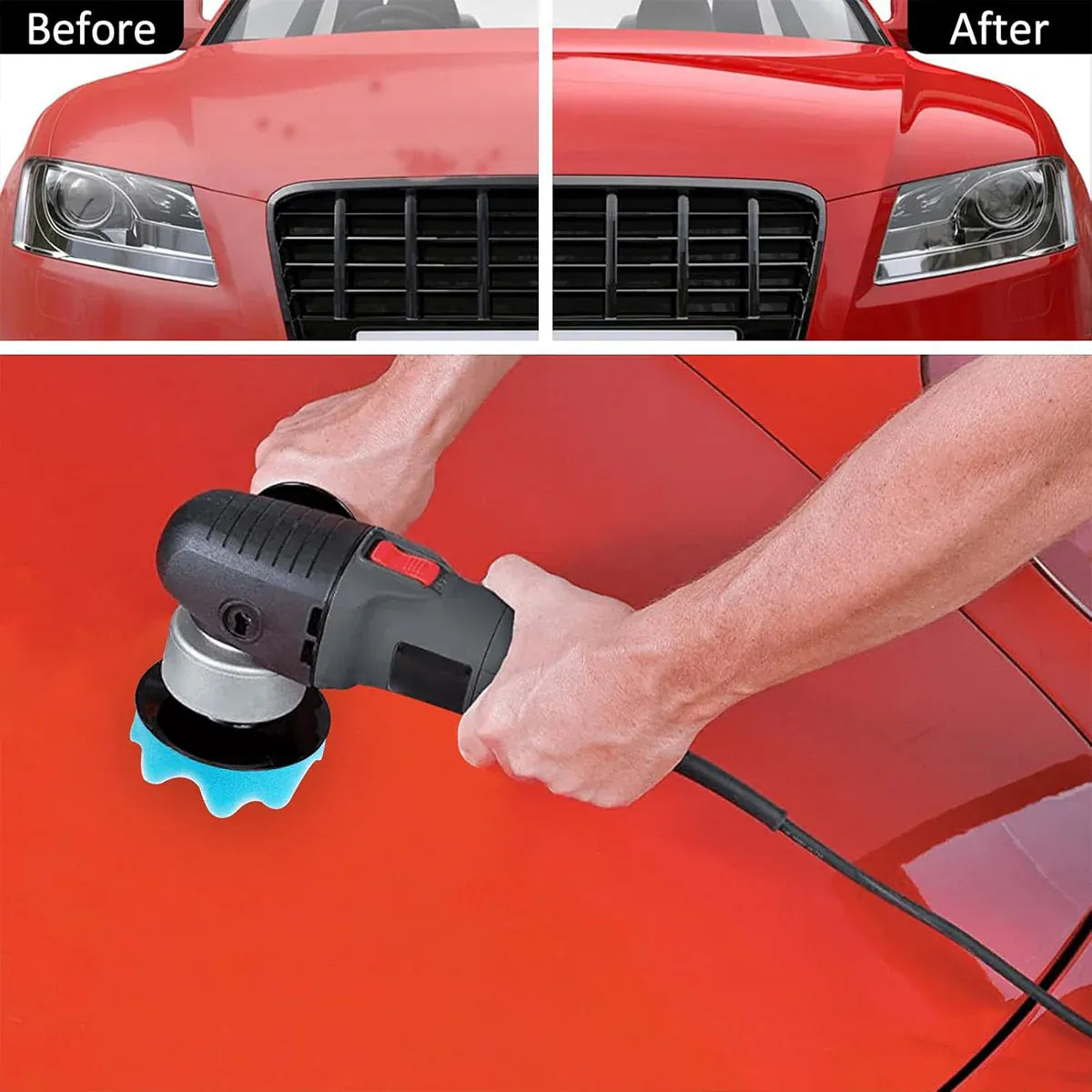 Car Waxing & Polishing Sponge Set | 3-Inch High Density | Reusable Car Care Pads