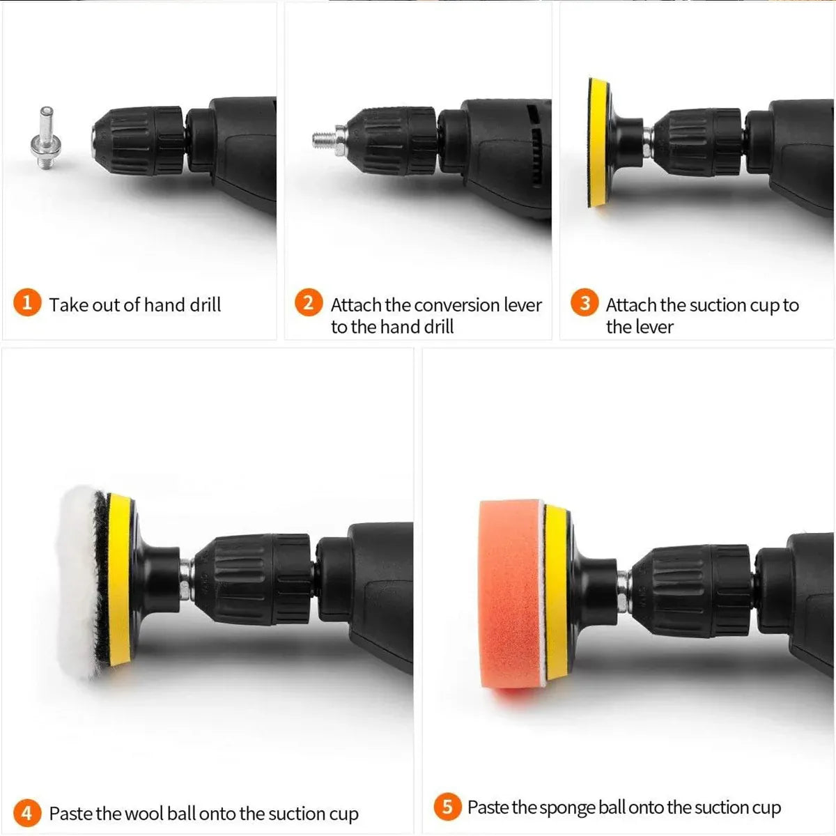 Car Waxing & Polishing Sponge Set | 3-Inch High Density | Reusable Car Care Pads