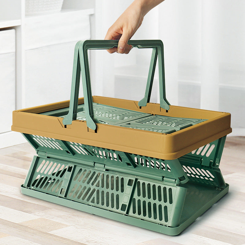 Large Collapsible Storage Basket with Handles – Foldable PP | Multi-Use