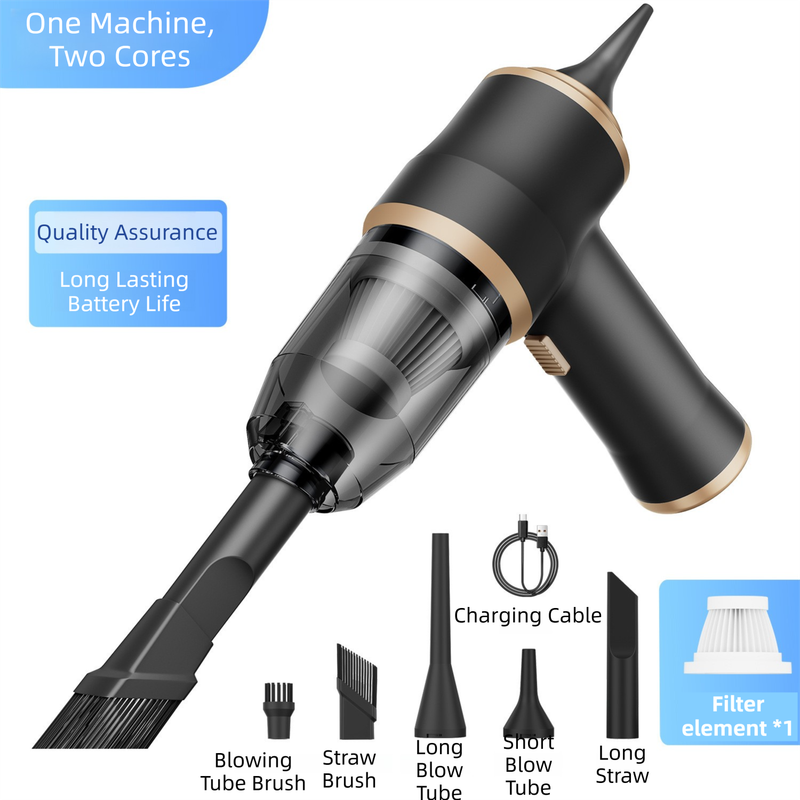4-in-1 Wireless Handheld Car Vacuum & Air Blower – Brushless 15,000 Pa | Cordless