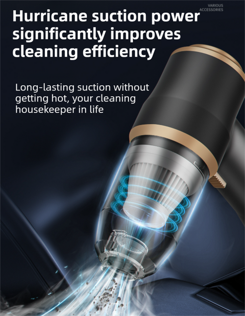 4-in-1 Wireless Handheld Car Vacuum & Air Blower – Brushless 15,000 Pa | Cordless