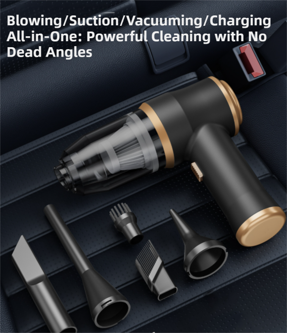 4-in-1 Wireless Handheld Car Vacuum & Air Blower – Brushless 15,000 Pa | Cordless
