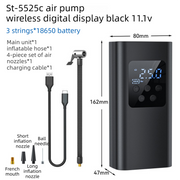 Smart Wireless Tyre Inflator – 150PSI, Auto-Stop, LCD Display | Glove Box Ready