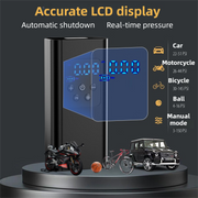 Smart Wireless Tyre Inflator – 150PSI, Auto-Stop, LCD Display | Glove Box Ready