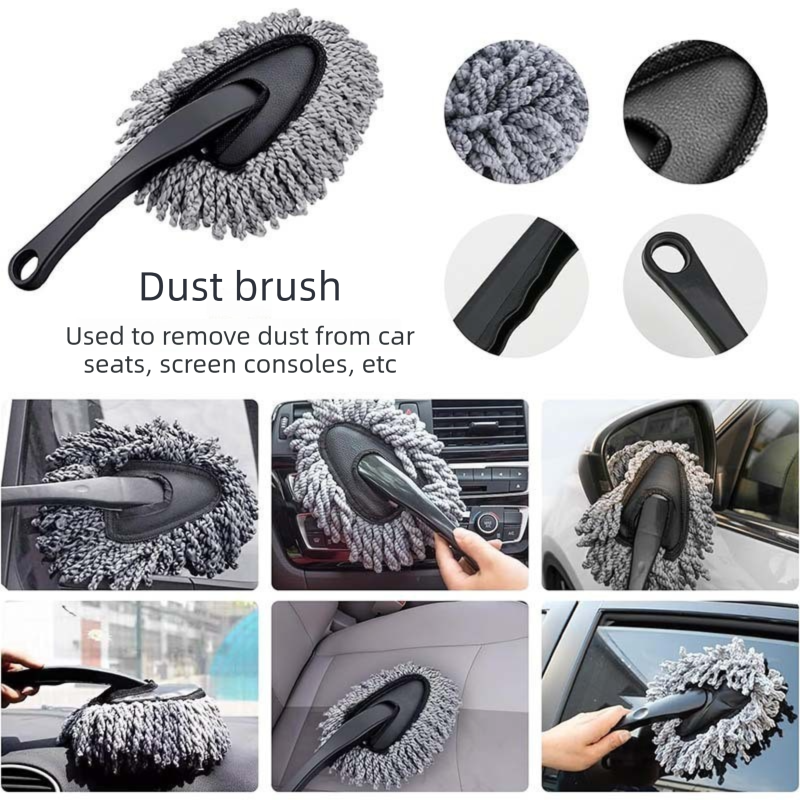 11-Piece Car Wash & Detailing Kit – 9L Collapsible Bucket, Microfibre Towels, Brushes & Mitts | Blue