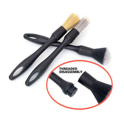 Car Detailing Brush Set 5-Piece | Soft Bristle Interior Brushes for Dashboard, Air Vents & Wheels