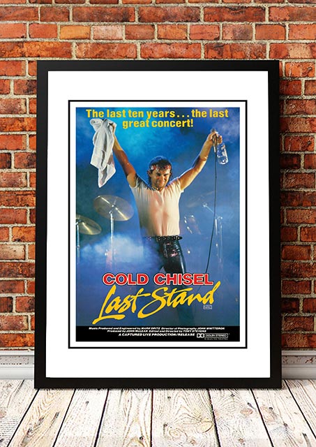 Cold Chisel ‘Last Stand’ Movie Poster 1983 - Framed A2