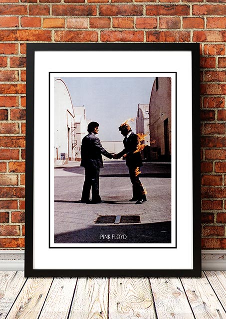 Pink Floyd 'Wish You Were Here' In Store Poster 1975 - Framed A2