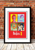 The Beatles ‘1’ In Store Promotional Poster 2000 - Framed A2