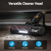 DEVANTI Cordless Stick Vacuum Cleaner 4-in-1 | 30,000Pa | Gold