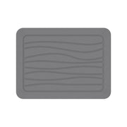 Hard Diatomite Kitchen Dish Drying Mat – Dark Grey