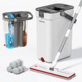 Premium Mop & Bucket Set – Clean & Dirty Water Separation | 2.5L | 4 Microfibre Refills Included