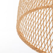 Natural Hand-Woven Bamboo Dome Pendant Lamp – image 4