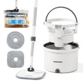 Premium Round Mop & Bucket Set – Clean & Dirty Water Separation | 2.3L | 2 Mop Refills Included